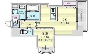 Luxe新大阪4の物件間取画像